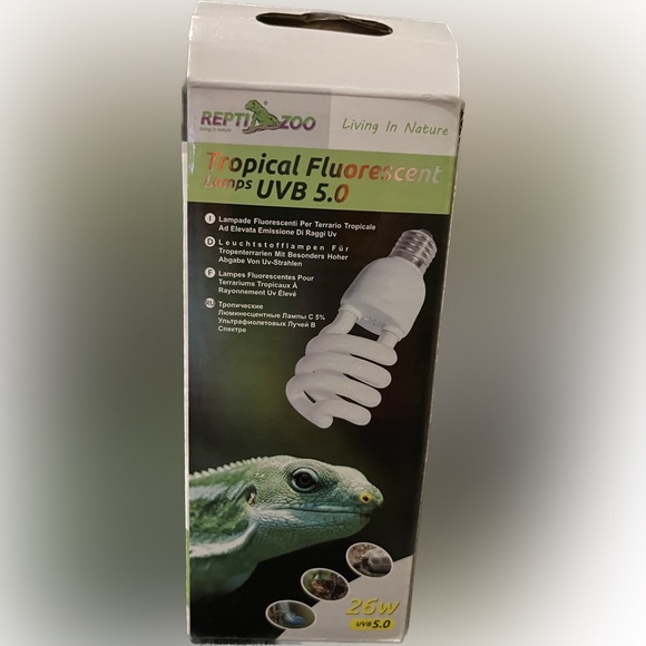 Reptile Zoo Tropical 26 Watt Fluorescent Lamp UVB 5.0 NWT - Picture 3 of 4